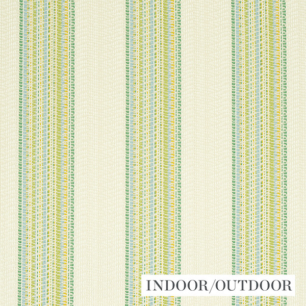 Bendita Stripe Indoor/Outdoor - Leaf Fabrics | Schumacher
